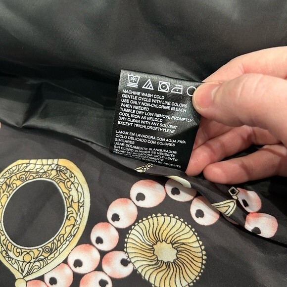 NEW Ellen Tracy Black Quilted WOMEN Coat / Shacket / Jacket Size S Black - Picture 7 of 7